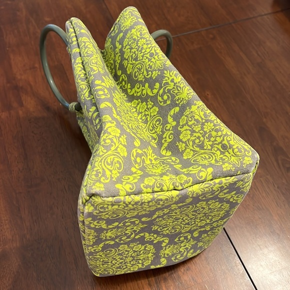 Fit and Fresh lunch bag/cooler, lime Green and gray - Picture 3 of 9